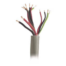 Bobina de Cable de 152 Metros / Color Gris / Sistemas de Alarmas de Intrusión y Control de Acceso / 5 Pares Calibre 22 / 1 Par Calibre 18 / Intemperie