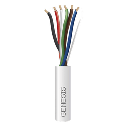 Bobina de 305 Metros (1000 Pies) / Cable de Cobre / 6 x 22 AWG / Riser / Tipo CMR-CL3R / Para Aplicaciones de Control de Acceso / Alarmas de Intrusión / Automatización / Interfonos y TV Porteros