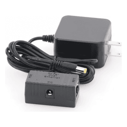Inyector PoE / 10/100 Mbps / 2 x RJ45 / 18 VDC 660 mA / 90-264 VAC / LED Estado / 51 x 25 x 26.5 mm