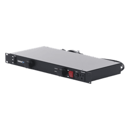 PDU para Rack / 11 Salidas NEMA 5-15R / 15 Amp / 120 Vca / Montaje Horizontal 1U / 19 in / LED de Protección