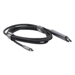 Cable Adaptador USB-C a HDMI / 4K@60Hz / 1.5 m (4.92 ft) / Thunderbolt 3 y 4 / Nylon Trenzado / Aluminio
