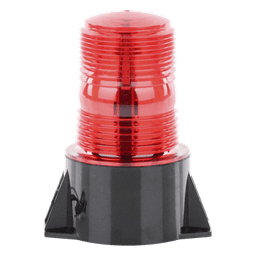 Mini Burbuja de LED / 12-80 VCC / IP66/67 / 3 LEDs / 8 Flashes 70 FPM / 3.9' x 4.9'