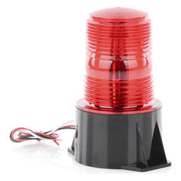 Mini Burbuja de LED / 12-80 VCC / IP66/67 / 3 LEDs / 8 Flashes 70 FPM / 3.9' x 4.9'