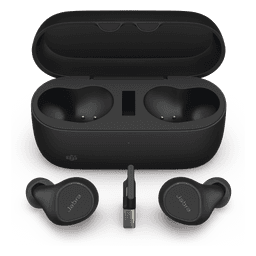 Jabra Evolve2 Buds, Auriculares versión MS con cancelación de ruido activa, Bluetooth conexion hasta 2 dispositivos (20797-999-999)
