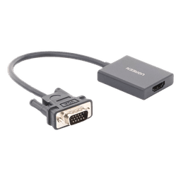 VGA Macho / Salida: HDMI Hembra / Resolución de 1080P@60Hz / Puerto Estéreo de 3.5 mm / Plug and Play, Sin Controlador / Longitud del Cable 15 cm (5.91 Pulgadas). / Incluye Cable de Alimentación USB / Incluye Cable de Audio de 3.5mm.