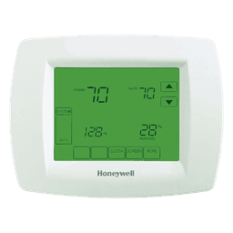 Termostato de funciones fijas BACnet para fancoil y bomba de calor, 19 aplicaciones precargadas, pantalla táctil
