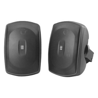 Altavoz de Montaje en Superficie de 2 vias, Woofer 5 in, Tweeter 0.5 in, Semi-Exterior, 6 ohms, Par Color Negro