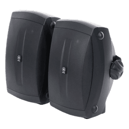 Altavoz de Montaje en Superficie de 2 vias | Woofer 6.5 in | Tweeter 1in | Semi-Exterior | 6 ohms | Par | Color Negro