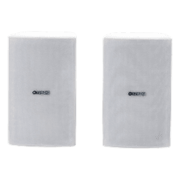 Altavoz de Montaje en Pared / 2 Vías / Woofer 6.5 in (16.5 cm) / Tweeter 1 in (2.54 cm) / IPX3 / 70/100V / 8 Ohms / Color Blanco / Par