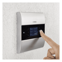 Controlador de pared digital / Pantalla matriz de puntos / 36 parámetros asignables / PoE / 149x125x18 mm (5.9x4.9x0.7 in)