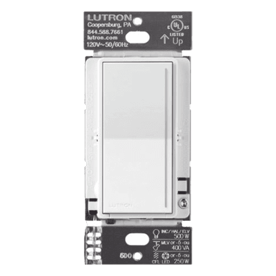 Atenuador Auxiliar de Pared / Control 3 Vías o Más / Hasta 4 Auxiliares por Circuito / 120 V~ 50/60 Hz / 8.3 A Máximo
