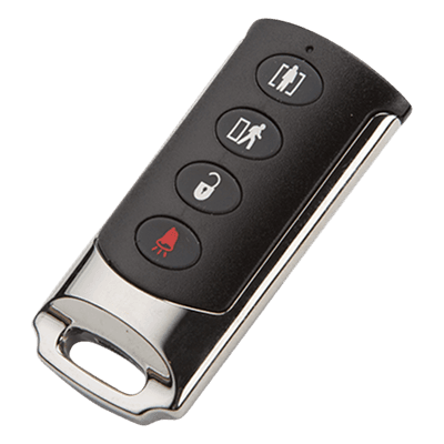 Llavero Remoto Inalámbrico 4 Botones / Uso Rudo / Armado Total/Parcial/Desarmado/Pánico / 433.92 MHz / Batería 5 Años / Compatible DSC Power Series