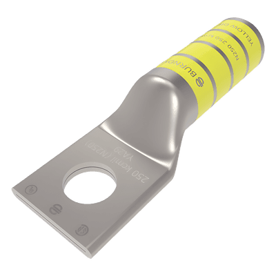 Terminal de Compresión para Tornillo 1/2 "  y Calibre 250 KCMIL.