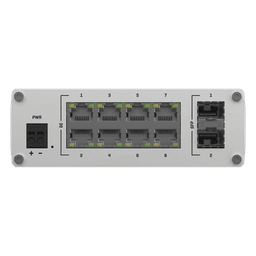 Switch Industrial No-Administrable 8 puertos Gigabit, 2 SFP 1G