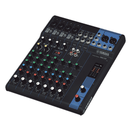 Mezcladora de Audio | 10 Canales | 4 Entradas de Micrófono | 3 Entradas de Línea Estéreo | Phantom Power