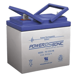 Batería de Respaldo AGM/VRLA / 12V / 33 Ah / Terminales NB3 / 5 Años Vida Útil / Sellada Libre de Mantenimiento
