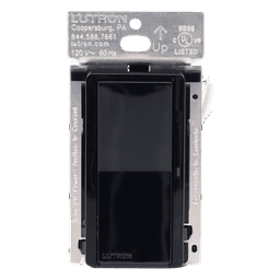 Interruptor Inteligente de Pared / On/Off No Regulable / 120 V / 5 A LED / 600 W Incandescente / 3 A Ventiladores / Control Pico y Smart Hub / Negro