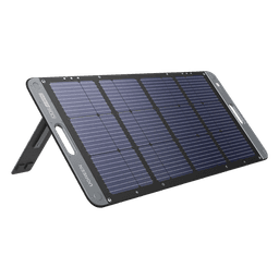 Panel Solar Plegable 100W / Recomendado para el Power Station Portable de 600W UGREEN /  Alta Eficiencia de Conversión / Alineación Inteligente de la Luz Solar / Resistente Al Agua Y Duradero / Incluye Cable XT60 Macho a Macho 2m.