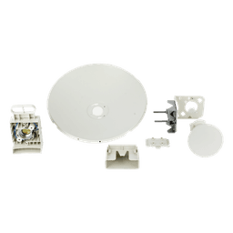 Antena direccional tipo plato de 25 dBi / Rango de frecuencia de 5.150 a 7.125 GHz / MIMO 2X2 / Para climas Hostiles IP67 