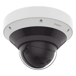 Cámara Panorámica Multisensor 8 MP / Visión hasta 209° / Análisis con inteligencia artificial / Detección Persona-Vehículo / WiseNR II y WiseStream III / WDR 120dB / IR 20 mts / IP66 / IK10 / NEMA 4X