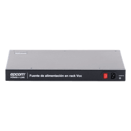 Fuente de Alimentación Rack 19" / 16 Puertos / 12 VDC / 600W / 20A Total / 2.5A por Puerto / Voltaje Regulable con Display