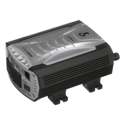 Inversor de Potencia / 500W Continuos / 1000W Pico / 2 Salidas AC GFCI / USB-A y USB-C Carga Rápida / Protección Pentagon / 12V DC a 115V AC