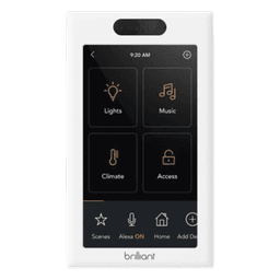 Control de iluminación touch desde su pantalla en pared