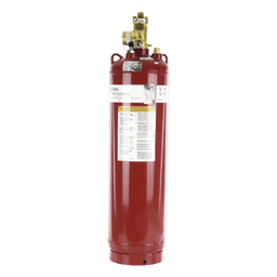 Cilindro con válvula e indicador de nivel de líquido, capacidad de 200 lb (90.7 kg), para sistemas de agente limpio ECS-500 y ECS-500 Marine