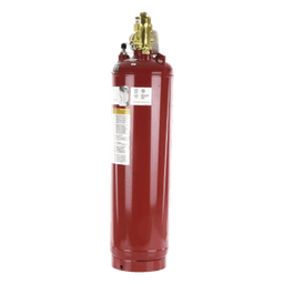 Cilindro con válvula e indicador de nivel de líquido, capacidad de 200 lb (90.7 kg), para sistemas de agente limpio ECS-500 y ECS-500 Marine