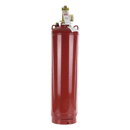 Cilindro con válvula e indicador de nivel de líquido, capacidad de 200 lb (90.7 kg), para sistemas de agente limpio ECS-500 y ECS-500 Marine