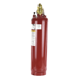 Cilindro con válvula e indicador de nivel de líquido, capacidad de 200 lb (90.7 kg), para sistemas de agente limpio ECS-500 y ECS-500 Marine
