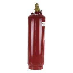 Cilindro con válvula de 350 lb de capacidad para sistema de extinción de agente limpio, con indicador de nivel de líquido, compatible con Kidde ECS-500 y ECS-500 Marine