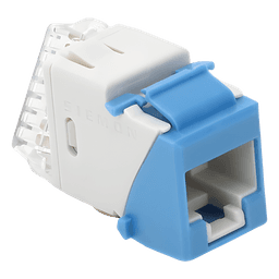 Jack Ultramax Cat6a, Utp, Tipo Keystone, Color Azul, Punch Down