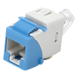 Jack Ultramax Cat6a, Utp, Tipo Keystone, Color Azul, Punch Down