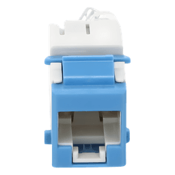 Jack Ultramax Cat6a, Utp, Tipo Keystone, Color Azul, Punch Down