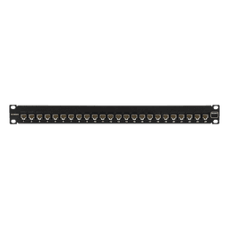 Patch Panel Ultramax. UTP, Precargado con Jacks Cat6A, 24 Puertos, Plano, 1U