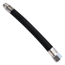 Manguera flexible de descarga de 2 pulgadas para sistemas de extinción con agente limpio, conexión giratoria a la válvula del cilindro y rosca NPT macho a la tubería