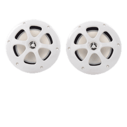 Par de Altavoces Marinos / 6.5" / 100 W Máx / 4 Ohm / IPX5 Equivalente / 60 Hz - 20 kHz