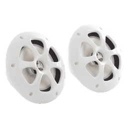 Par de Altavoces Marinos / 6.5" / 100 W Máx / 4 Ohm / IPX5 Equivalente / 60 Hz - 20 kHz