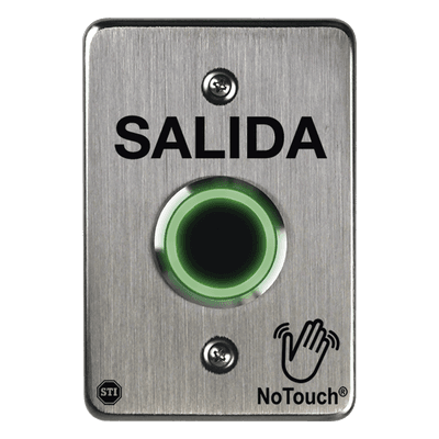 Interruptor IR NoTouch® de Acero Inoxidable, Salida Única, SALIDA
