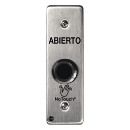 Botón de Salida NoTouch / Sensor IR / Acero Inoxidable 304 / Contacto Seco / LED Dual / Montaje Delgado 0.26"