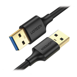 Cable USB-A 3.0 / Macho a Macho / 5 Gbps / 1 Metro (3.3 ft) / Núcleo Cobre Estañado / Blindaje Múltiple / Plug & Play