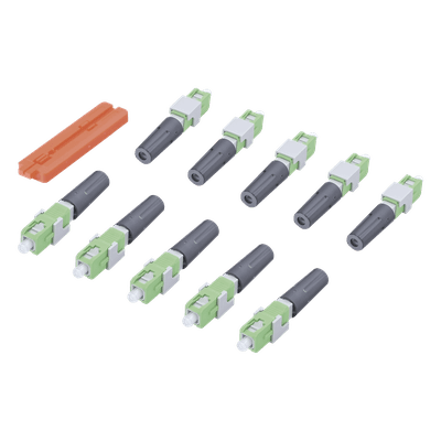 Conector Mecánico Monomodo SC/APC Pre-pulido 3 mm (Bolsa con 10 Piezas)