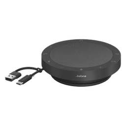 Altavoz de Conferencia / 4 Micrófonos MEMS con Formación de Haces / Alcance 2.3 m (7.5 ft) / Bluetooth 4.2 30 m (98.4 ft) / USB-C y USB-A / Batería 12 Horas