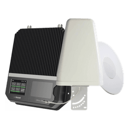 KIT Amplificador Office 200 4G LTE, 3G y VOZ con antena direccional. Especial para cubrir áreas de hasta 1600 Metros Cuadrados por ser de grado comercial e industrial. Soporta múltiples operadores, tecnologías y usuarios.