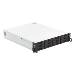Servidor de Almacenamiento RackStation RS2423RP+ | 12 Bahías | 2U | Hasta 432 TB | Conectividad 10GbE | RAID Soportado | Fuentes de Alimentación Duales | Intercambio en Caliente | Compatibilidad con VMware y Hyper-V.