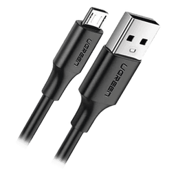Cable USB-A a Micro USB | 1 Metro (3.28 Pies) | Tecnología de Carga Rápida Qualcomm / QC 3.0/2.0 | Recarga hasta 18W | Transmisión de Datos hasta 480Mbps | Tecnología de Carga Segura | Hasta 5,000 Flexiones | ABS y PVC de Alta Duración