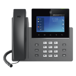 Videoteléfono IP GXV3450 para Android / Pantalla Táctil Capacitiva de 5 Pulgadas 1280 x 720 / Cámara CMOS de 2 Megapíxeles / Wi-Fi 5 y Bluetooth 5.0 / 16 Líneas SIP / PoE/PoE+ / Android 11 / Videoconferencia HD 720p