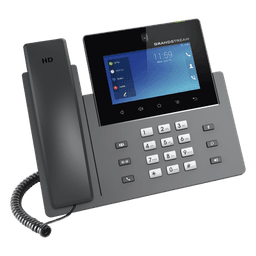 Videoteléfono IP GXV3450 para Android / Pantalla Táctil Capacitiva de 5 Pulgadas 1280 x 720 / Cámara CMOS de 2 Megapíxeles / Wi-Fi 5 y Bluetooth 5.0 / 16 Líneas SIP / PoE/PoE+ / Android 11 / Videoconferencia HD 720p