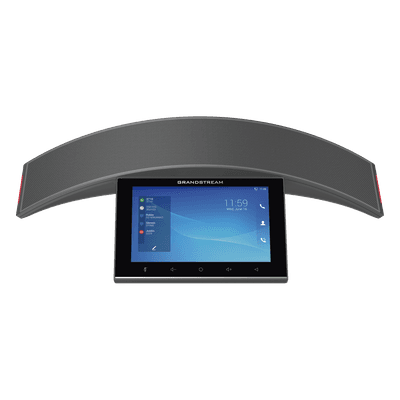 Teléfono - Audioconferencias IP Android 10, 12 líneas SIP con 12 cuentas, pantalla táctil  8", puertos Gigabit, Wi-Fi, Bluetooth, PoE, codec Opus, IPV4/IPV6 con gestión en la nube GDMS